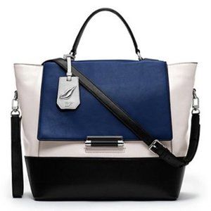 🛒DVF Top Handle Color Block Bag